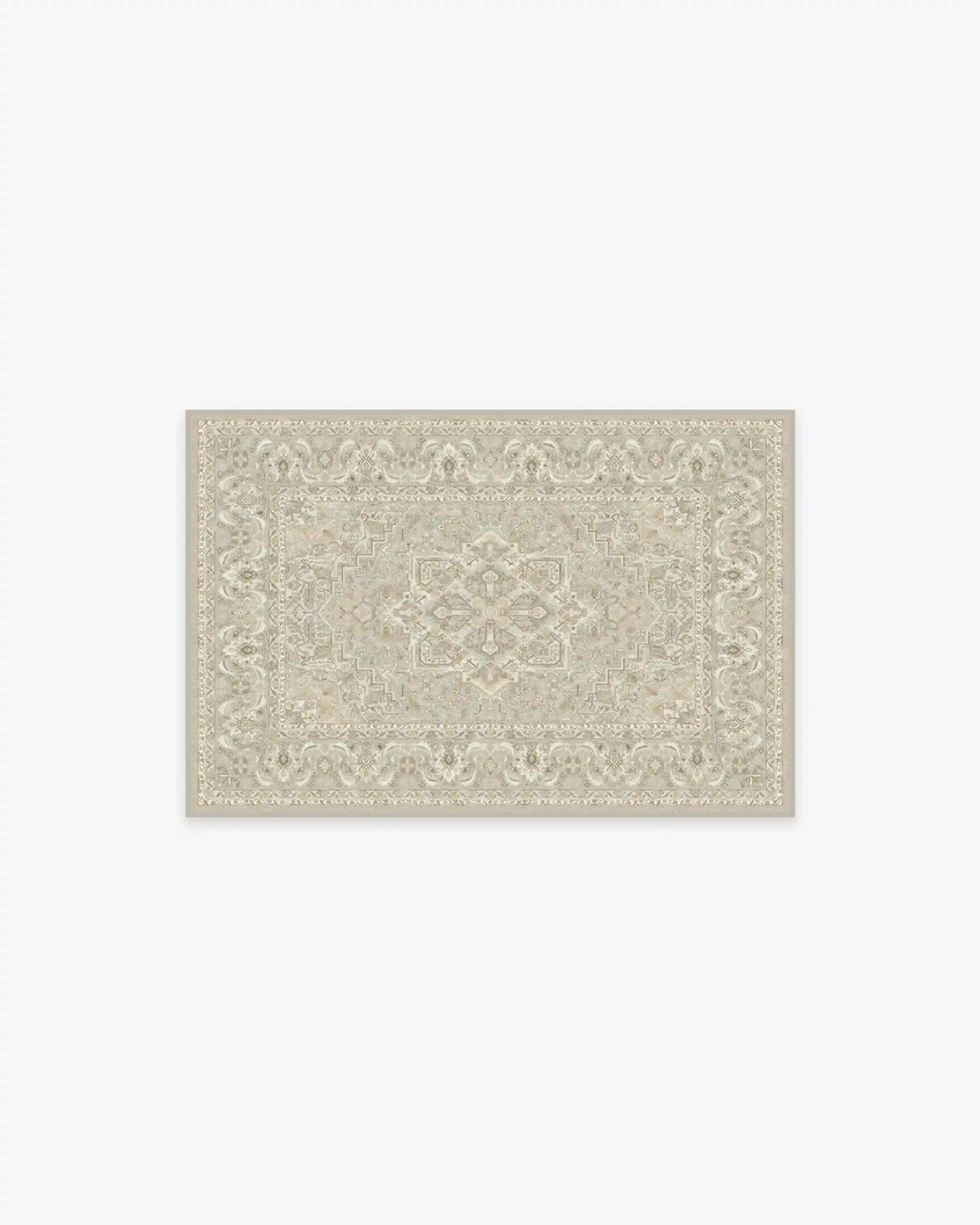 Hendesi Heriz Cream Rug