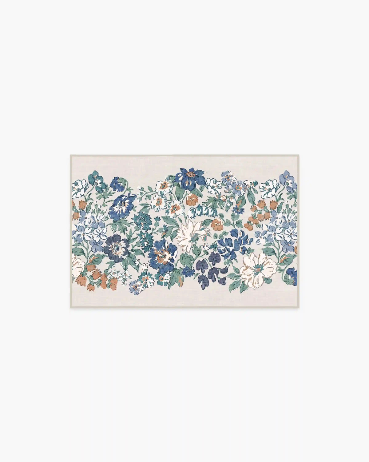 Honeydew Blue Rug by Liberty