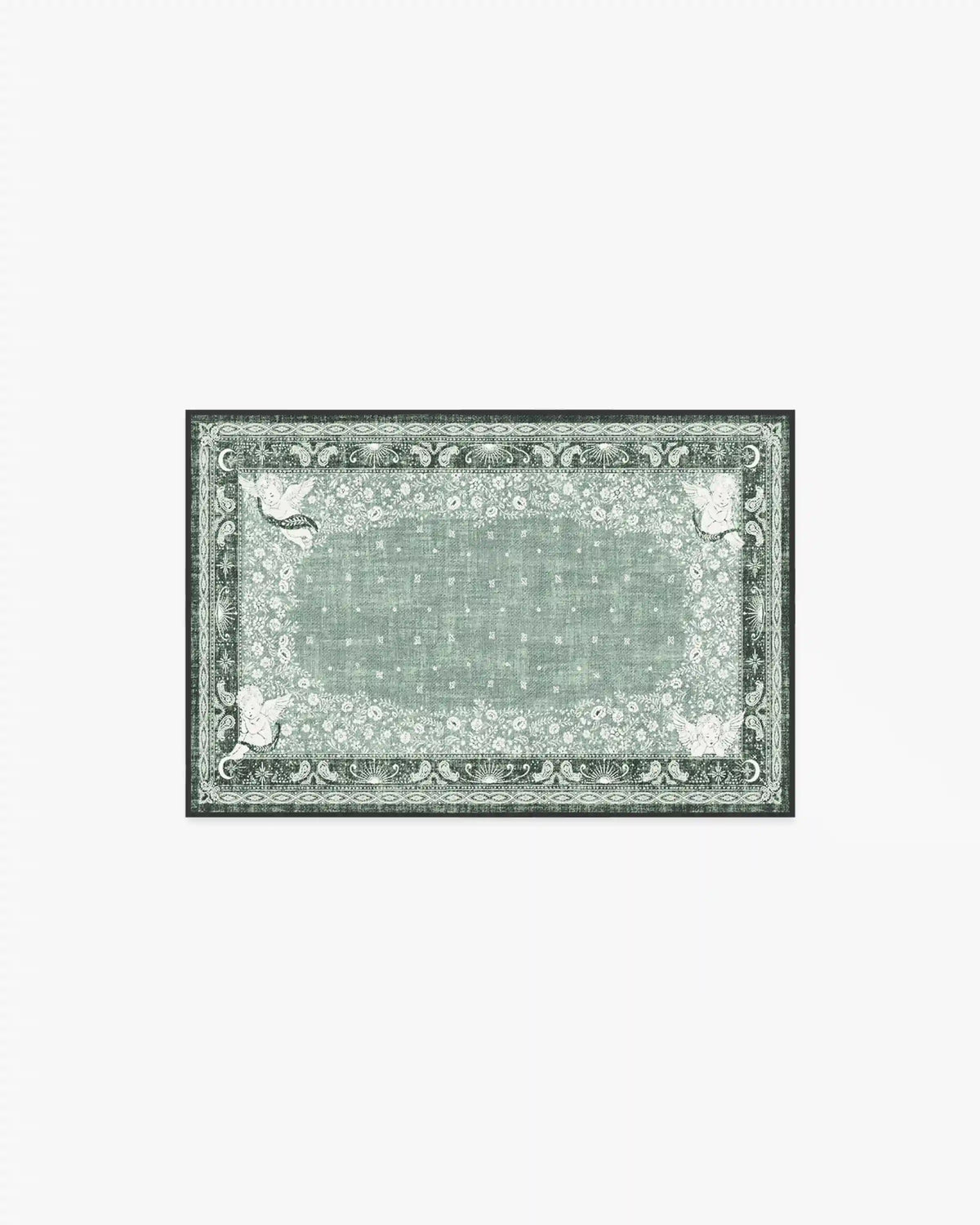 Humberto's Bandana Green Rug by Humberto Leon