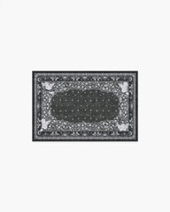 Humberto's Bandana Soft Black Rug by Humberto Leon