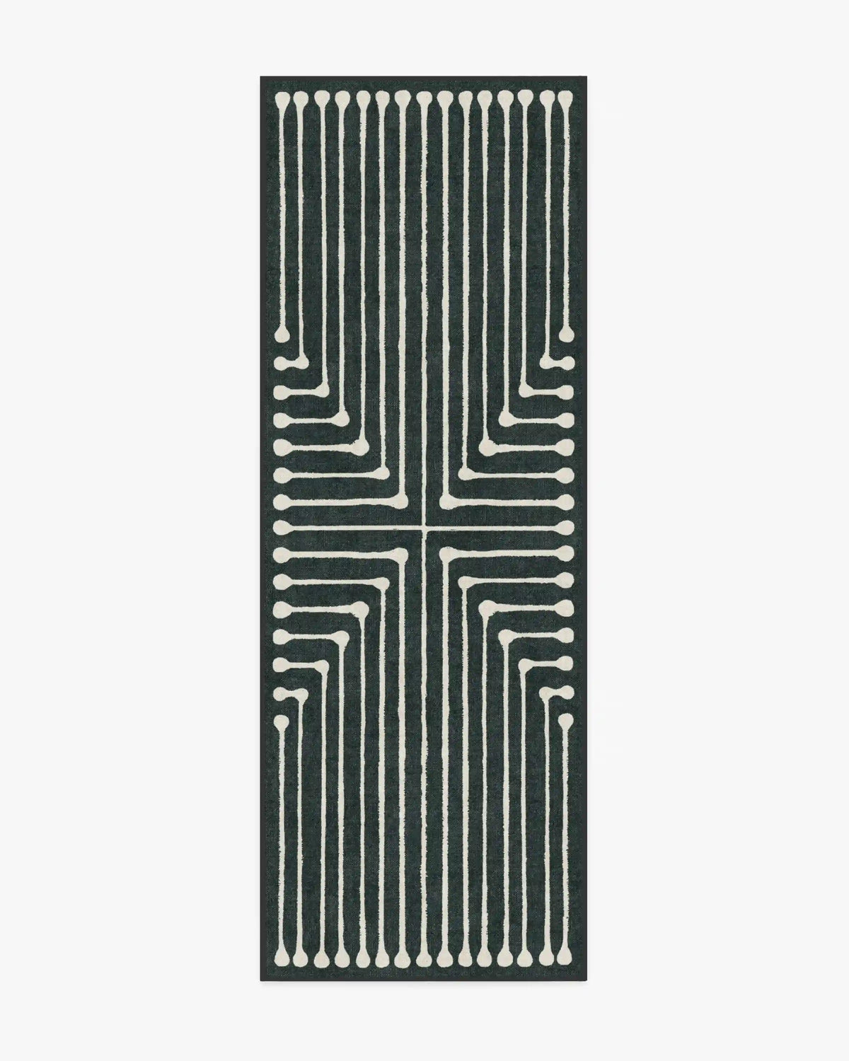 Inkdrop Charcoal Rug by Jonathan Adler
