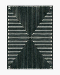 Inkdrop Charcoal Rug by Jonathan Adler