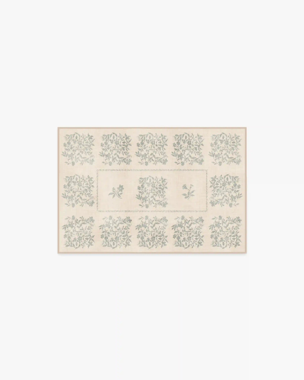 Iona Cream & Sage Green Rug