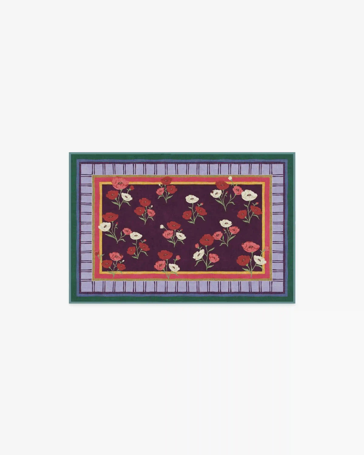 Ambroeus Royal Plum Rug by Iris Apfel
