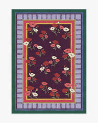 Ambroeus Royal Plum Rug by Iris Apfel