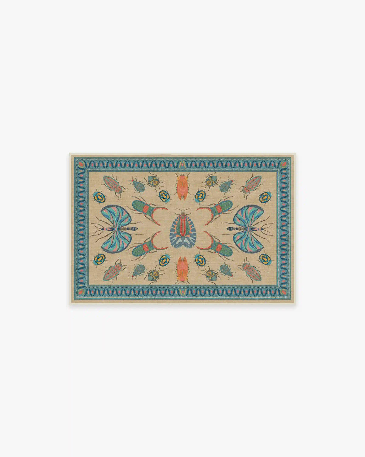 Flutterby Multicolor Rug by Iris Apfel