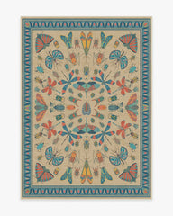 Flutterby Multicolor Rug by Iris Apfel