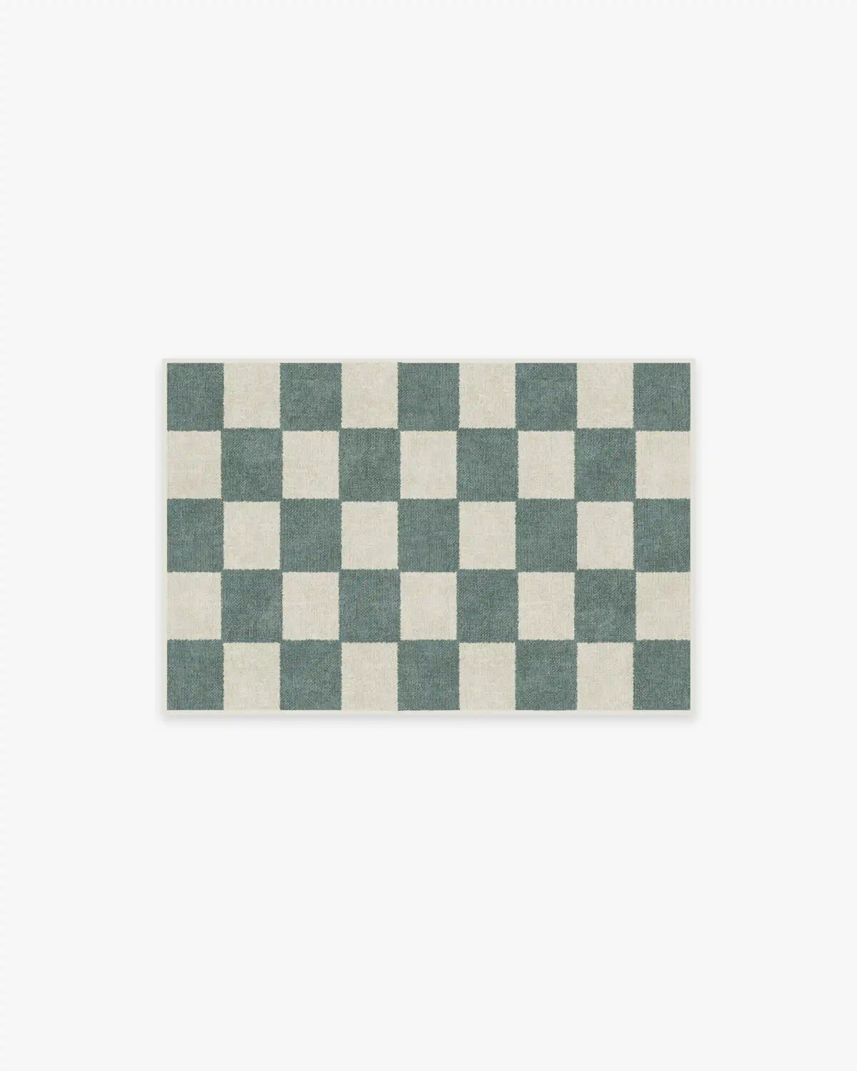 Jaque Checkered Slate Green Rug