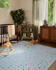 Jelly Dot Blue Rug