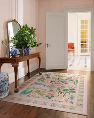 Jingle Jungle Soft Pink Rug by Iris Apfel