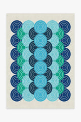 Biba Blue Green Rug by Jonathan Adler