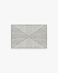 Inkdrop Black & Ivory Rug by Jonathan Adler