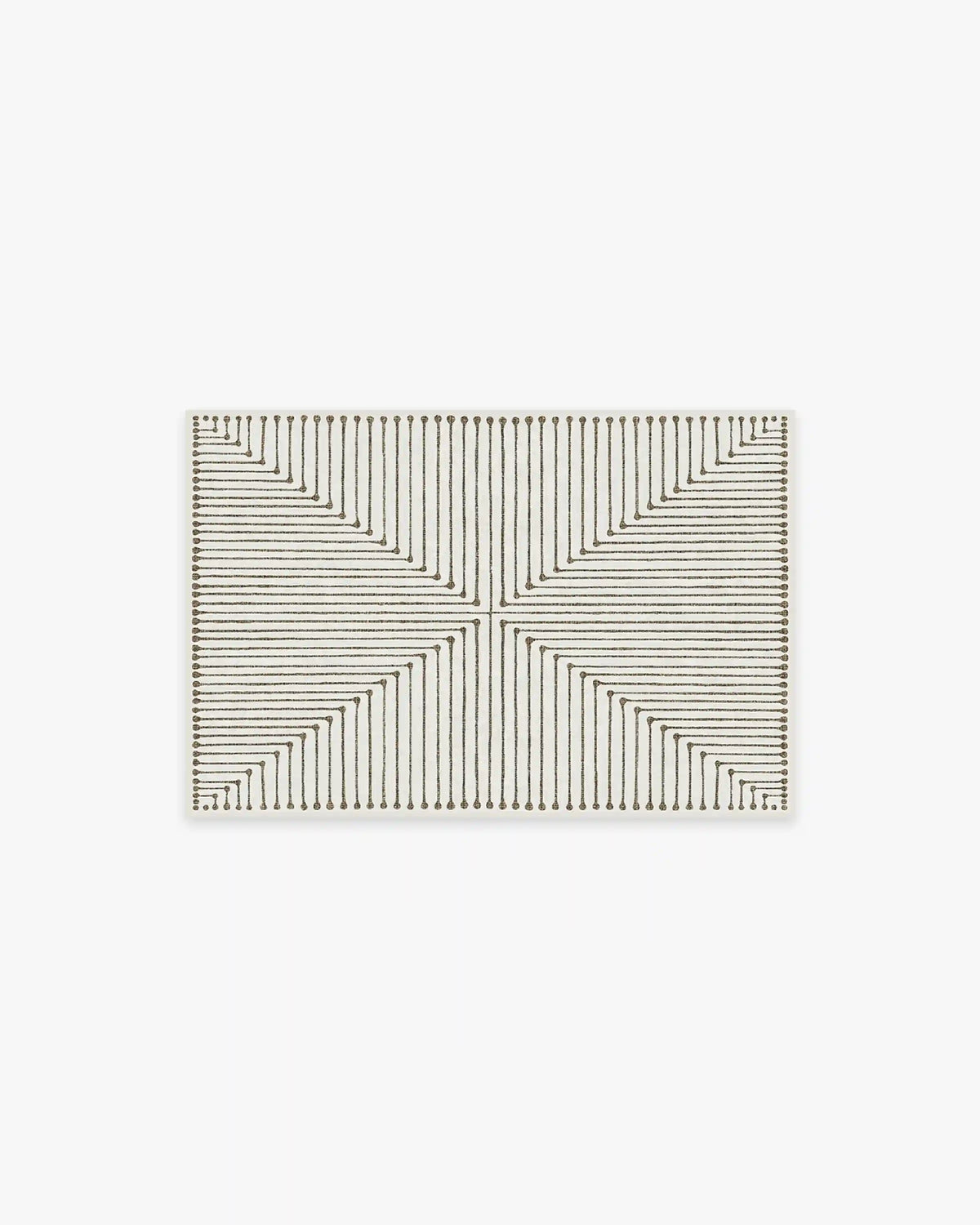 Inkdrop Camel & Ivory Rug by Jonathan Adler