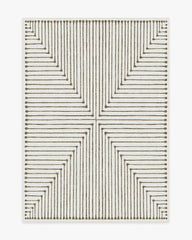 Inkdrop Camel & Ivory Rug by Jonathan Adler