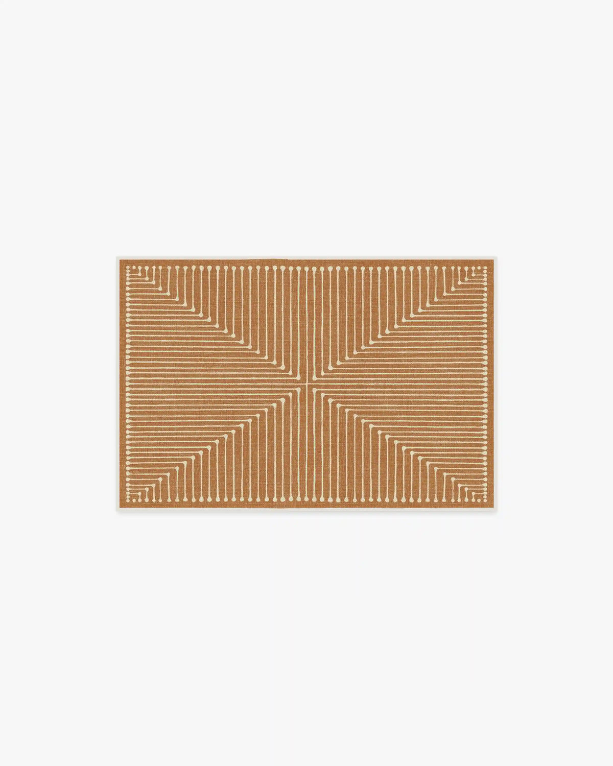Inkdrop Copper Rug by Jonathan Adler