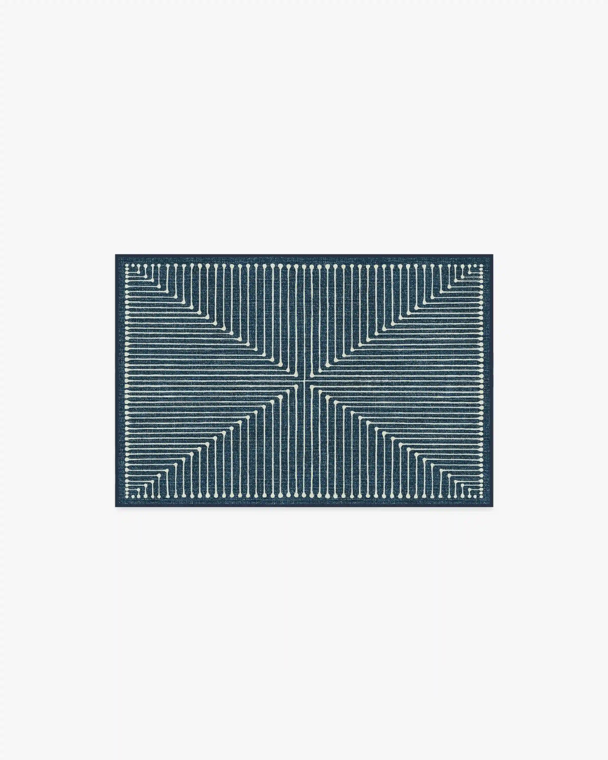 Inkdrop Lapis Blue Rug by Jonathan Adler