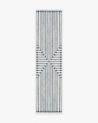 Inkdrop Slate Blue Rug by Jonathan Adler