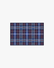 Josa Plaid Burgundy & Blue Rug by Humberto Leon