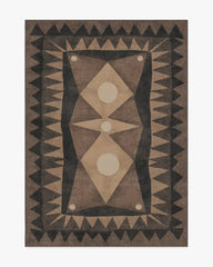 Hilma Charcoal Rug by Jungalow