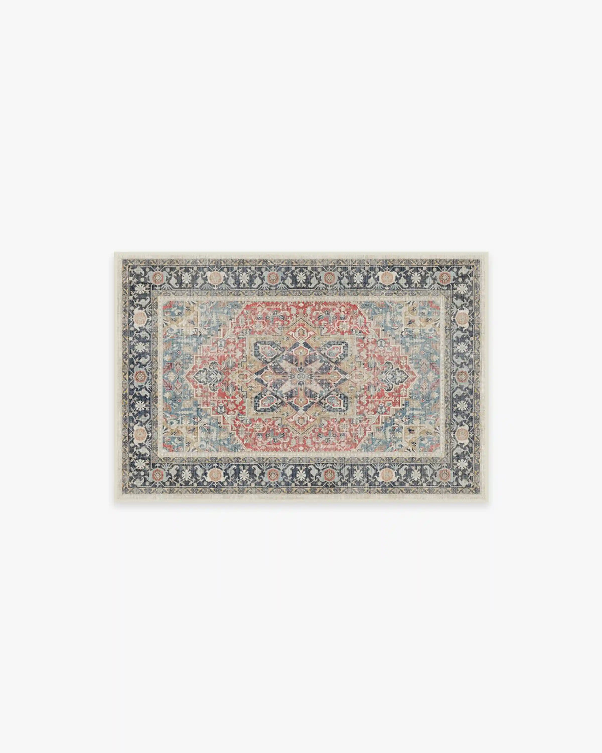 Kamran Cayenne Red Rug