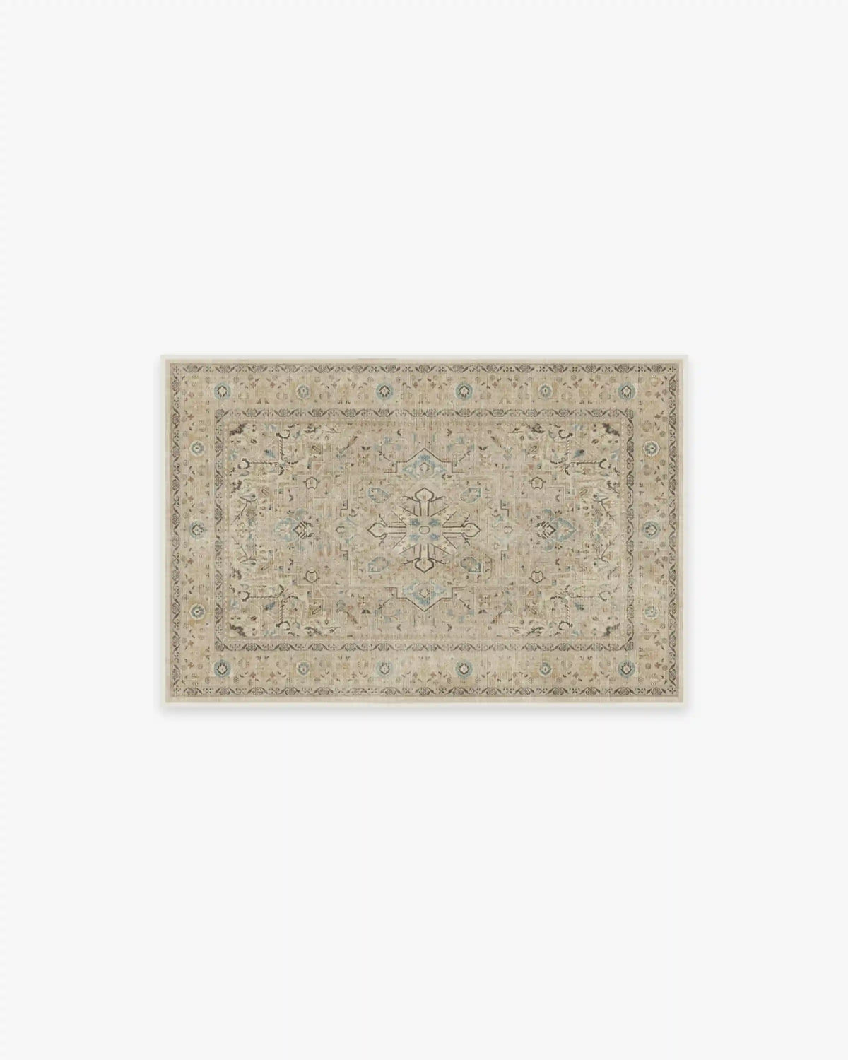 Kamran Ivory Opal Rug