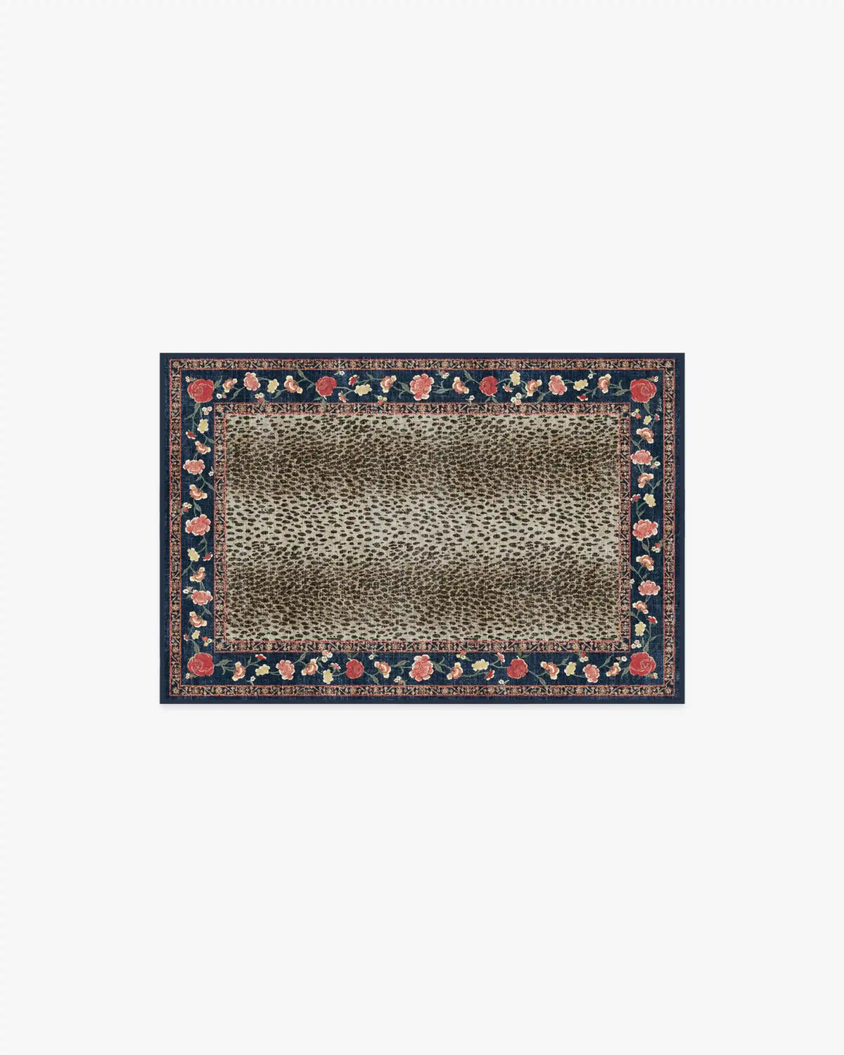 Kensington Sapphire & Brown Rug by RIXO
