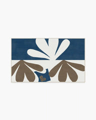 Kolmikko Blue & Tan Rug by Marimekko