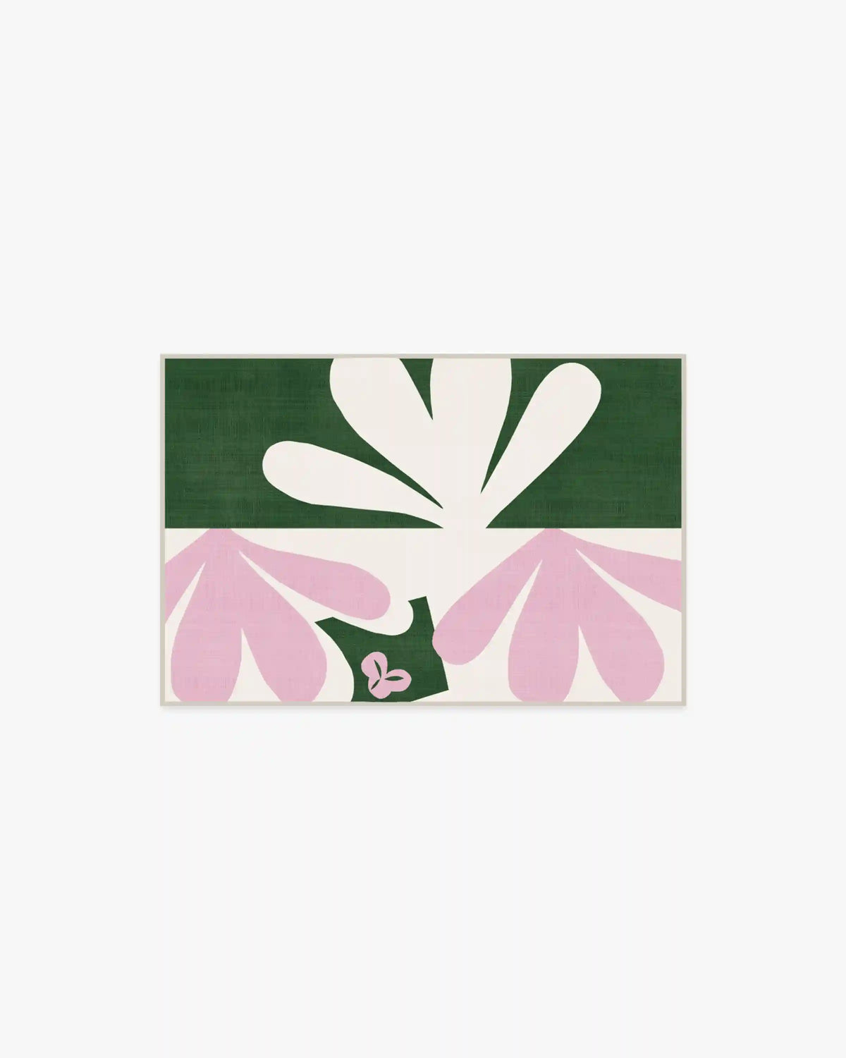 Kolmikko Green & Pink Rug by Marimekko