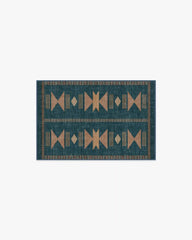 Lark Blue & Rose Rug