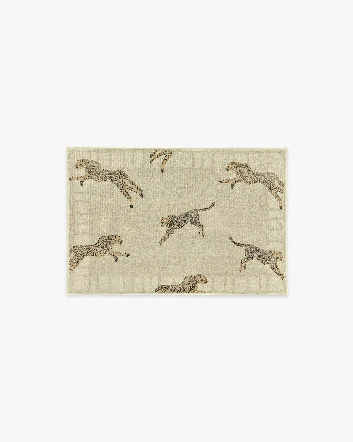 Leaping Cheetah Sand Rug by Scalamandré