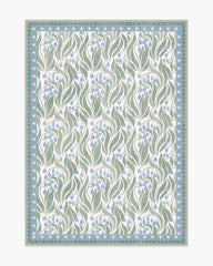 Lila Ivory & Soft Blue Rug