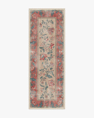 Lilou Currant & Teal Green Rug