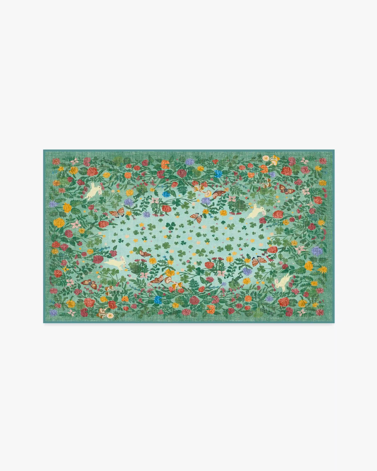 Lily Pad Meadow Multicolor Rug