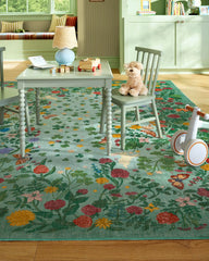 Lily Pad Meadow Multicolor Rug