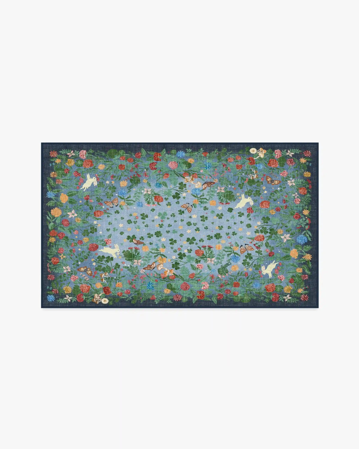 Lily Pad Midnight Multicolor Rug