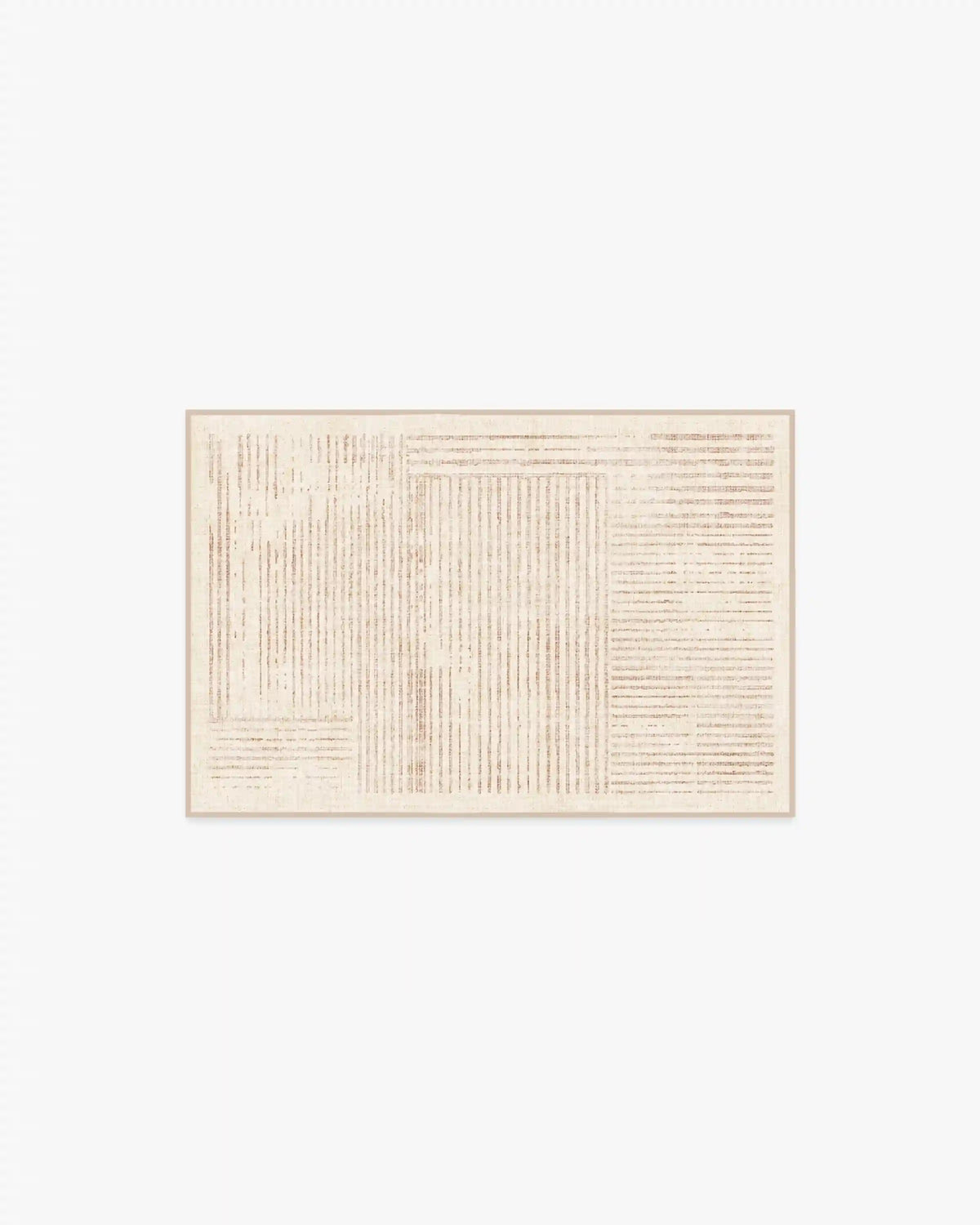 Linear Oasis Neutral Rug