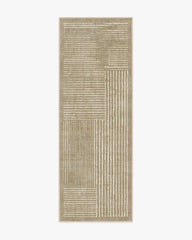 Linear Oasis Warm Taupe Rug