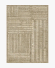 Linear Oasis Warm Taupe Rug