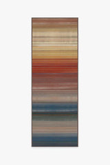 Linear Striped Multicolor Rug