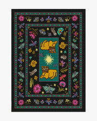 Lion’s Cub Charcoal Multicolor Rug by RIXO