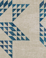 Louisa Cream & Blue Rug