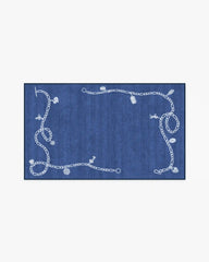 M&E Charms Midnight Blue Rug by Humberto Leon