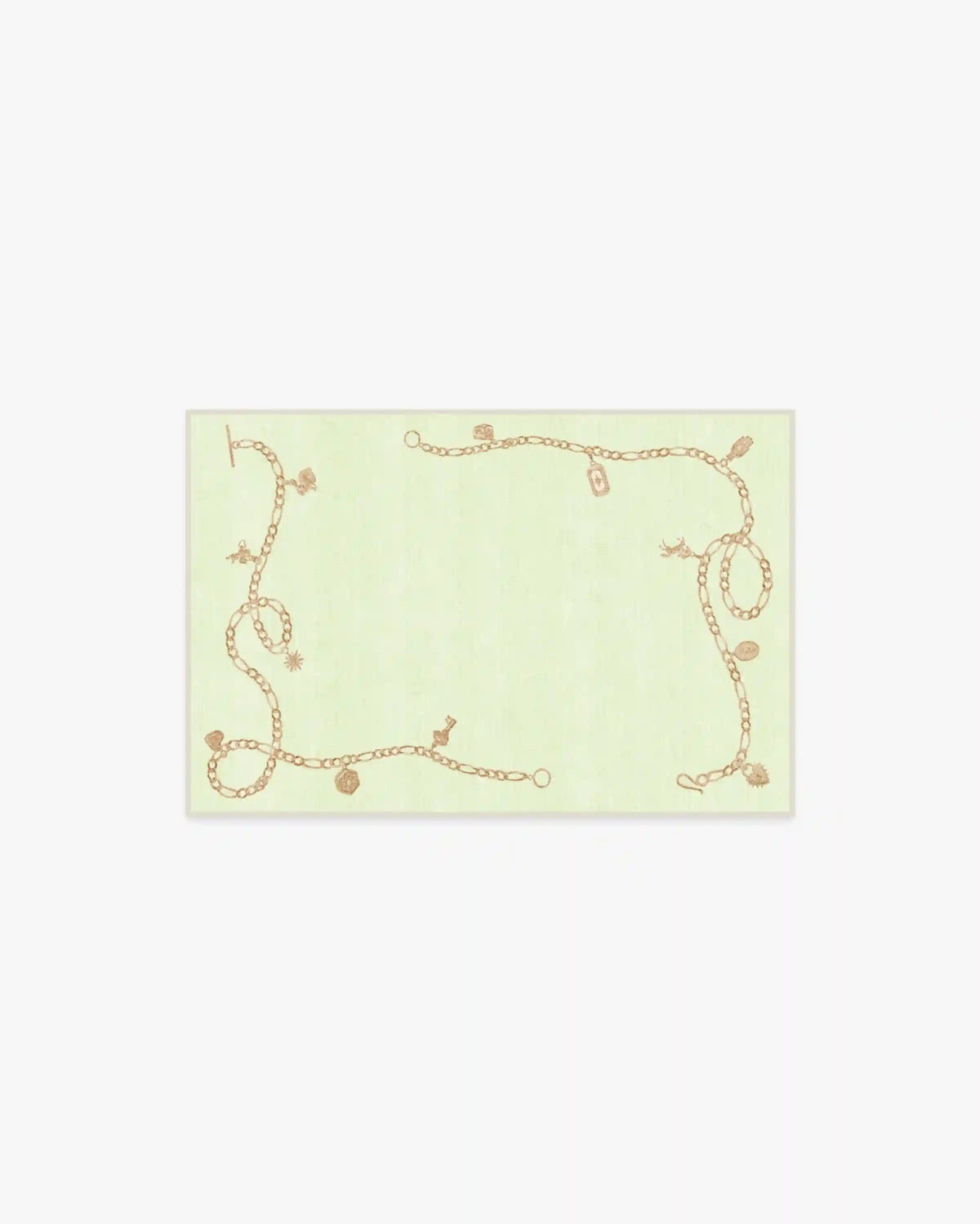 M&E Charms Pale Green Rug by Humberto Leon