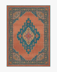 Sunset Bazaar Tropic Coral Rug by Matthew Williamson