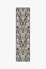 Mickey Damask Charcoal Rug