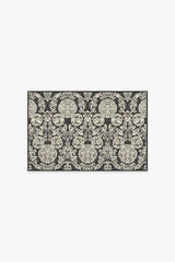 Mickey Damask Charcoal Rug