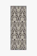 Mickey Damask Charcoal Rug