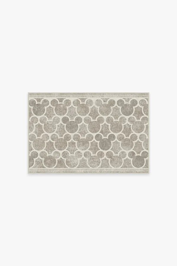 Mickey Trellis Ash Grey Rug