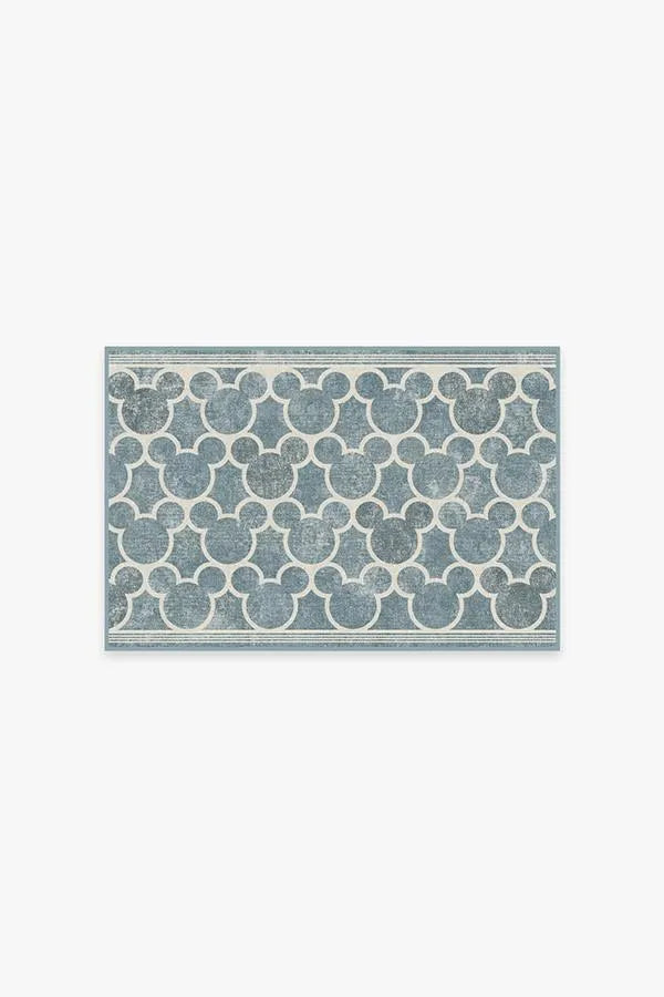 Mickey Trellis Slate Rug