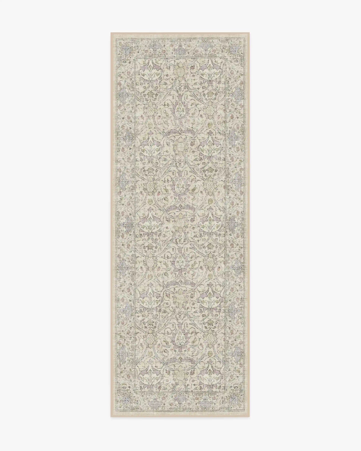Montreal Beige & Lilac Rug by Morris & Co.